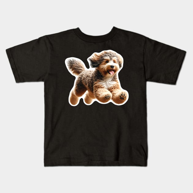 Aussiedoodle Kids T-Shirt by millersye